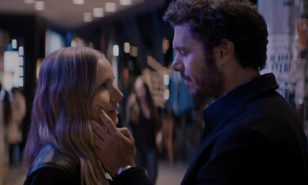 Kristen Bell as Joanne and Adam Brody as Noah in Nobody Wants This.