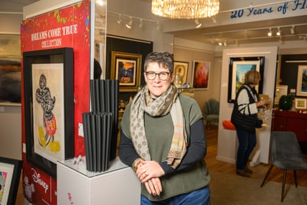 Sandy Prater, owner of the Fizz art gallery.