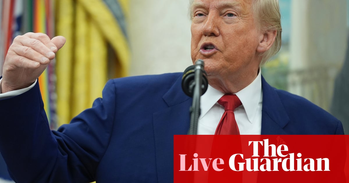 Trump says China totally violated' tariff truce after US warns trade talks have stalled' - business live