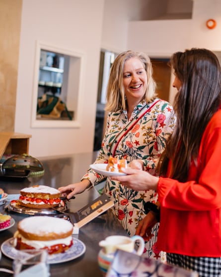 Philippa Pearce and Parisa Herbert, who volunteer at the Hope Cafe