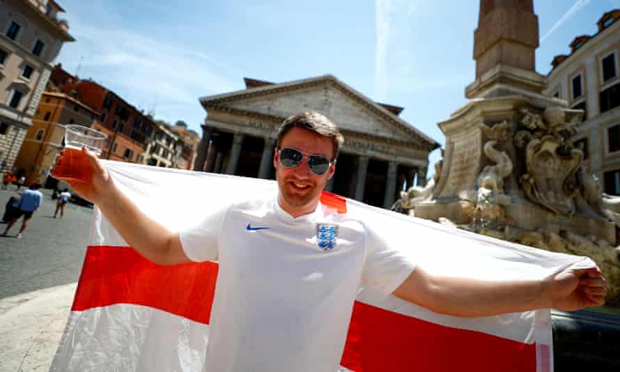It Feels Surreal England Fans Arrive In Rome For Euro 2020 Quarter Final England The Guardian It Feels Surreal England Fans Arrive In Rome For Euro 2020 Quarter Final England The Guardian