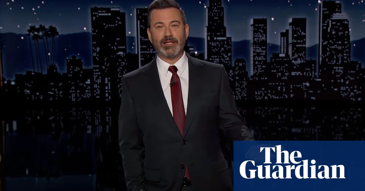 Jimmy Kimmel on Trump in East Palestine: ‘A train wreck talking about a train wreck’