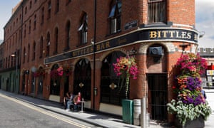 Victoria Street exterior of Bittles Bar, Belfast.