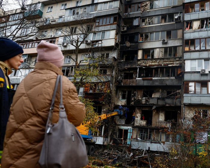 Russian drone attack on Kyiv leaves three people dead and dozens wounded, mayor says