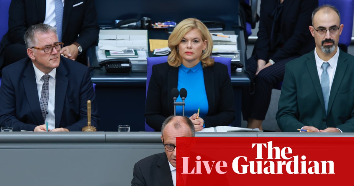 German freedom under threat' says Merz as he warns against dictated peace' in Ukraine Europe live
