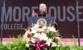 Joe Biden<br>President Joe Biden speaks to graduating students at the Morehouse College commencement Sunday, May 19, 2024, in Atlanta. (AP Photo/Alex Brandon)