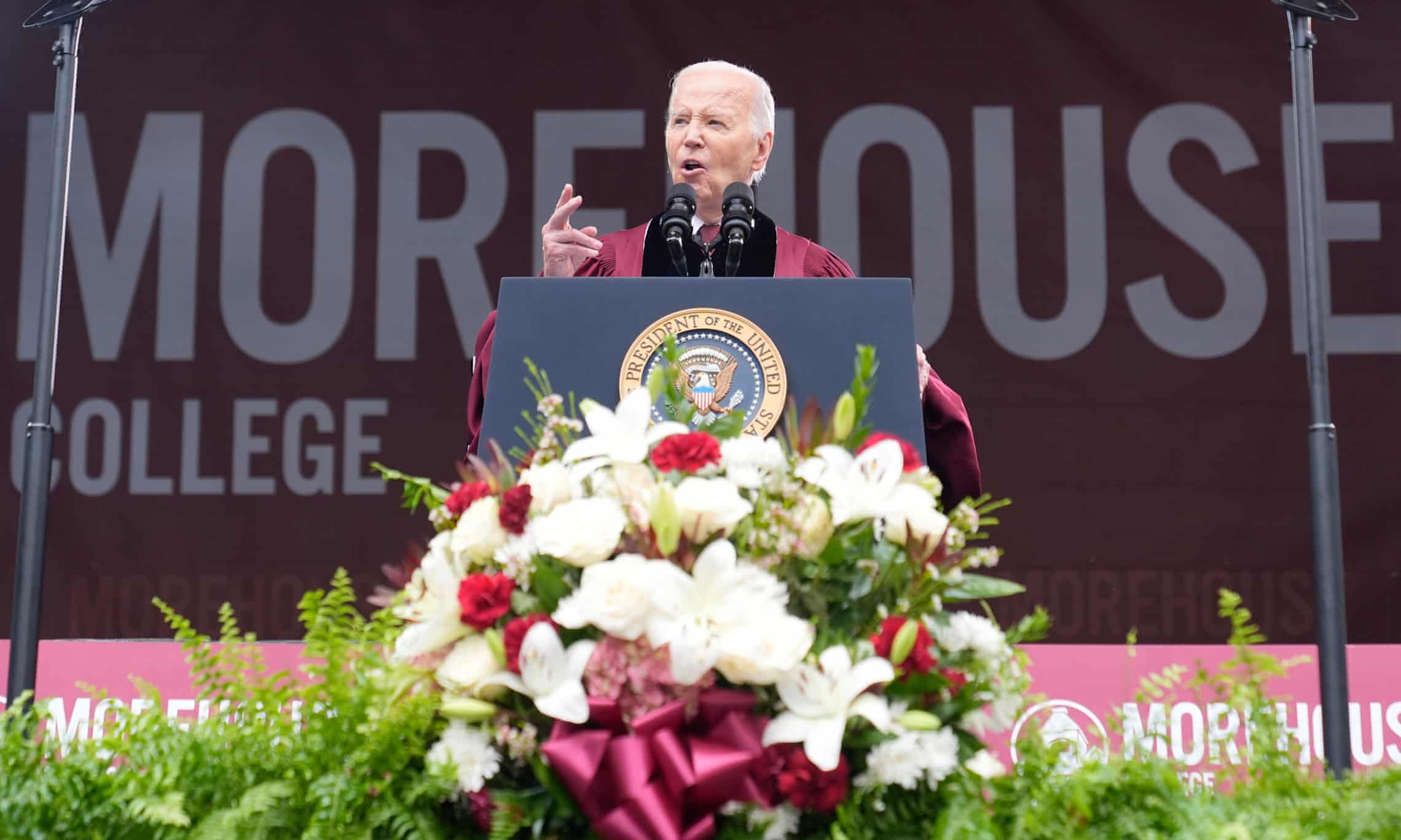 Biden vows to fight white supremacy