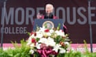 Biden vows to fight ‘poison of white supremacy’ at Morehouse speech