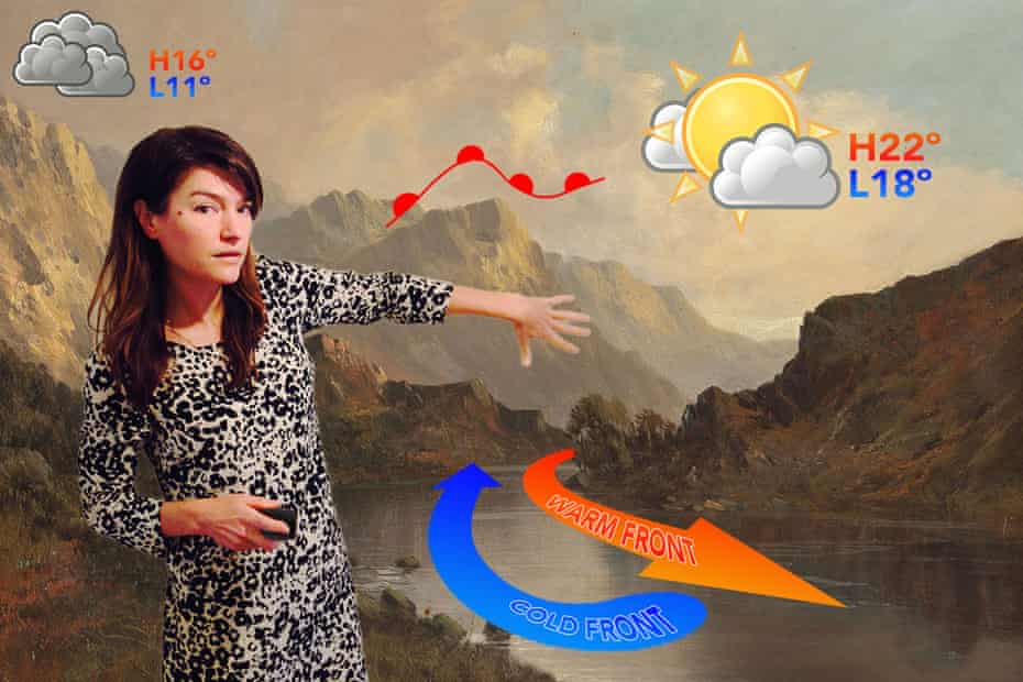 Weather gods … Anita Rochon in Pathetic Fallacy, one of the shows examining the crisis.