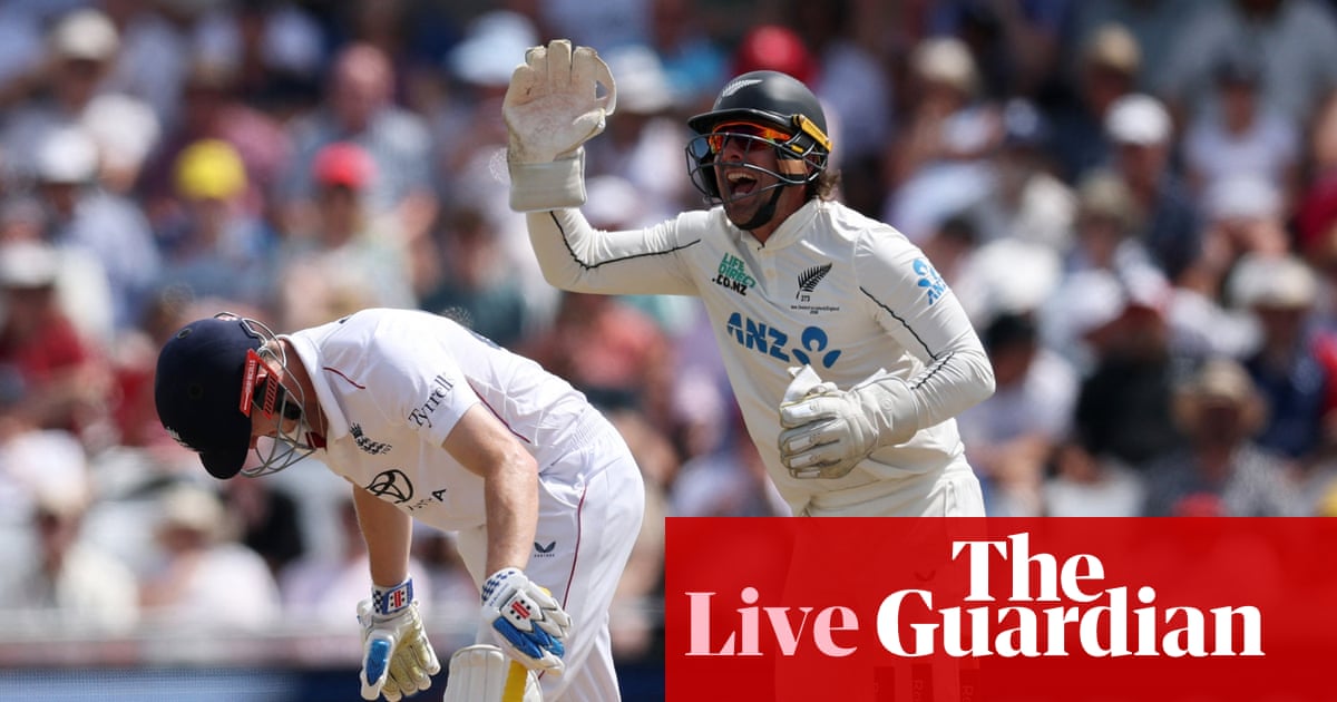 England v New Zealand: third men’s cricket Test, day three – live