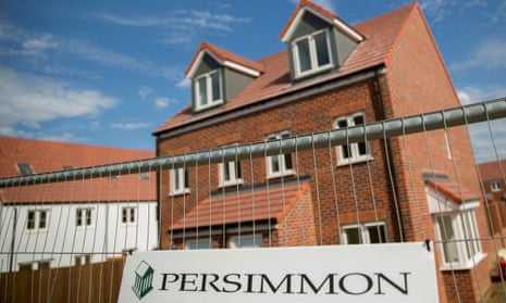 Persimmon building site