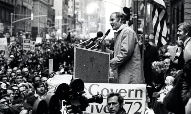 George McGovern speaks in New York in 1972.