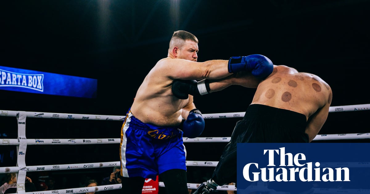 ‘We don’t want pity’: Ukrainian war veterans face off in amputee boxing championship