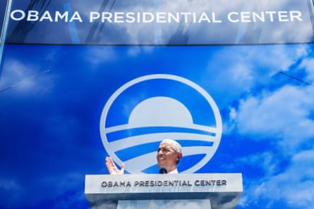 a man speaking down a podium