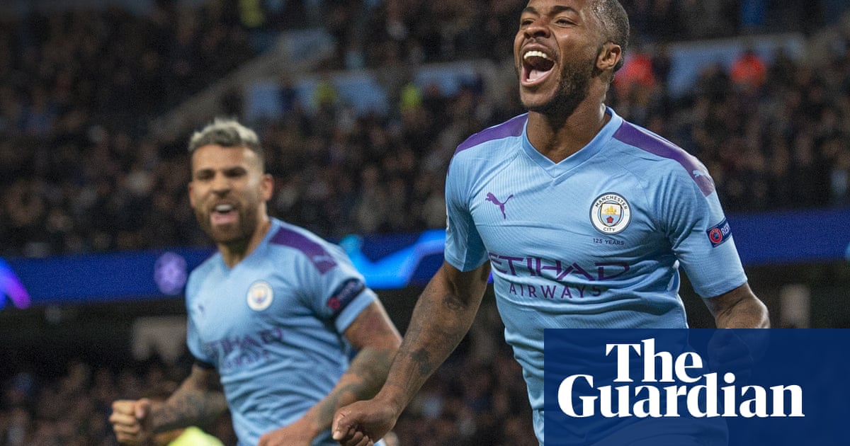 Raheem Sterling springs from bench as Manchester City down Dinamo Zagreb