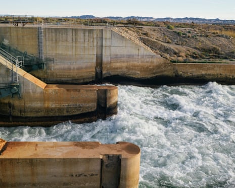 The Diversion Dam on the Lower Colorado River, regulated and monitored by the PVID, Blythe, California, USA, 2019
