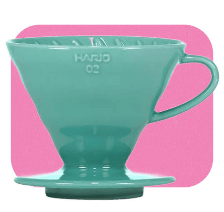 Hario V60 Ceramic Size 02 Coffee Dripper – Pour Over Filter, Drip Coffee Maker