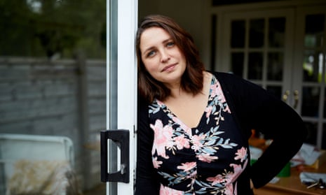  Iulia Hammond at home in south Manchester where she’s been confined with symptoms of Covid-19 after contracting the disease in mid-March. 