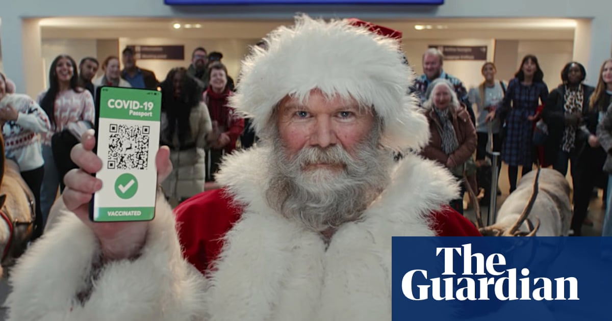 Tesco Christmas ad: 1,500 complain over Santa with Covid vaccine passport