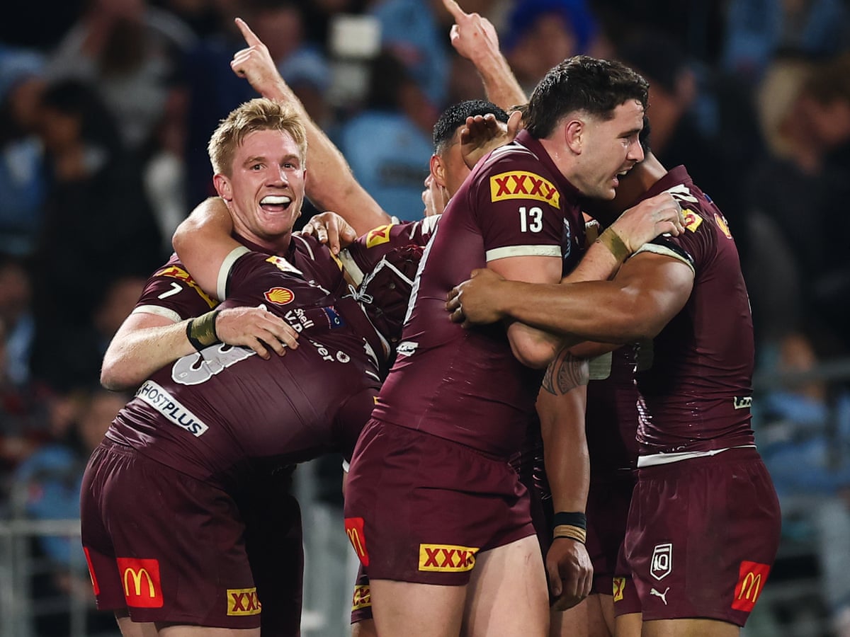 Near-flawless Queensland defy odds to stun NSW and claim State of Origin series | State of Origin | The Guardian