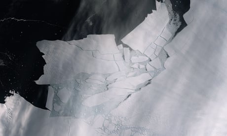 Satellite image of Antarctica