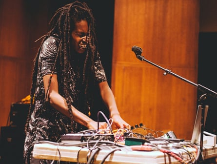 ‘It was a struggle’ … Moor Mother playing live in Philadelphia.
