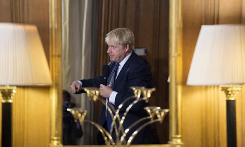 Holds parliament in contempt’: Boris Johnson takes questions from young people in Downing Street last week