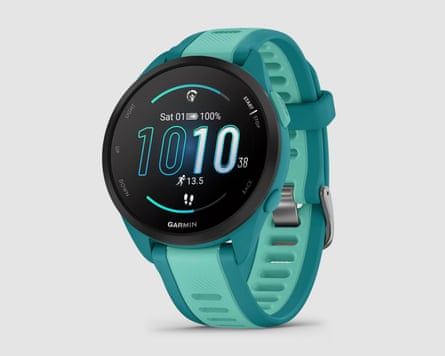 Summer running essentials: my nine must-haves to staying cool while training for a half-marathon | life and style A photo of garmin forerunner 165 music