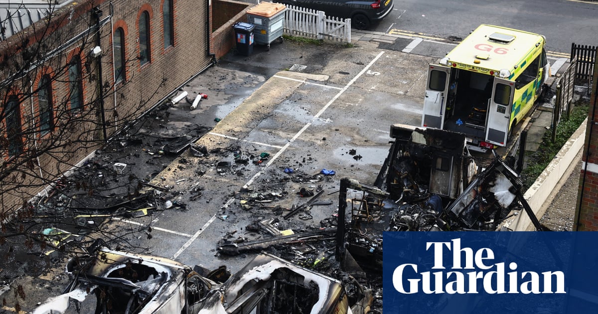 Community and officials react to attack on Jewish charity’s ambulances – video