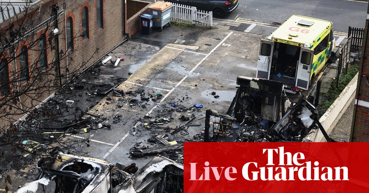 Keir Starmer condemns ‘horrific antisemitic attack’ after arson attack on Jewish community ambulances – latest updates