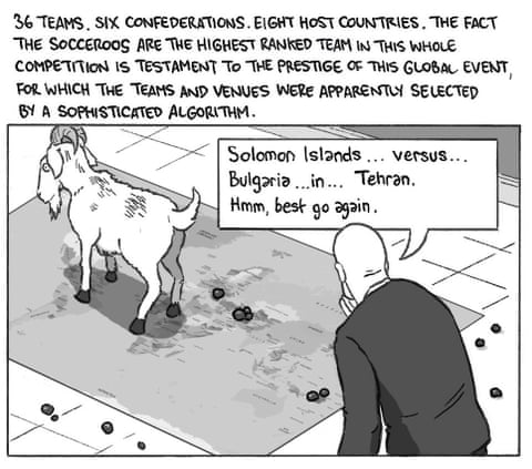 David Squires Fifa series comic, panel 2