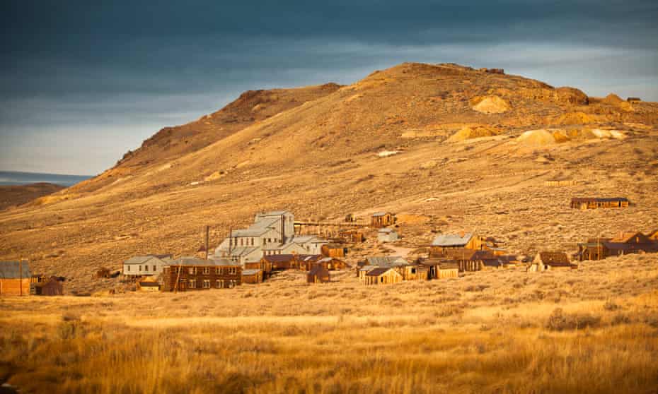 The gold rush ghost town of Bodie, east of the Sierra Nevada, California.