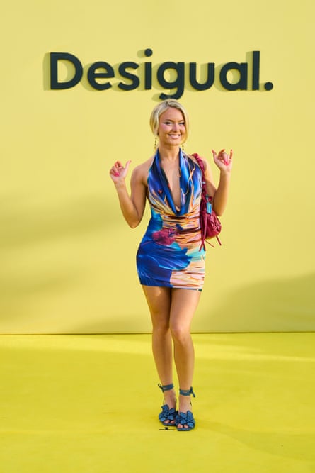 Larsson attends the launch of the Desigual Vintag’ new collection and the party to celebrate the 40th anniversary of the first Desigual store at The Farm on 2 June 2026 in Ibiza, Spain
