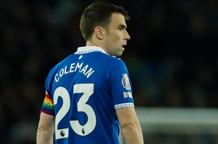 Séamus Coleman in action for Everton