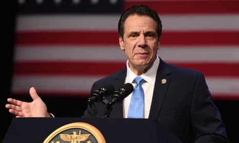 Andrew Cuomo speaks at a bill signing in New York, New York, on 25 February. 
