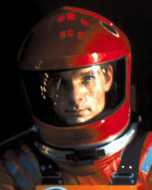 Keir Dullea as Dave Bowman in the film.