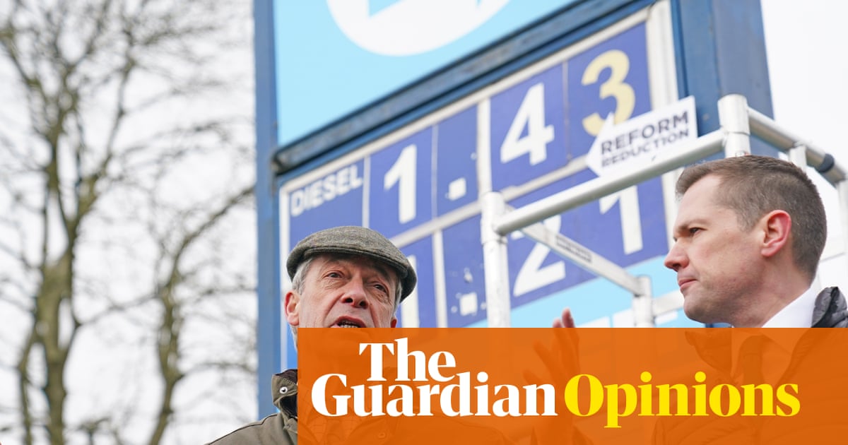 Farage delivers energy sermon at the pump – just don’t mention the war