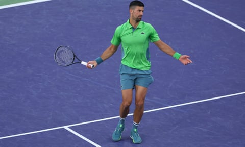 Novak Djokovic at Indian Wells