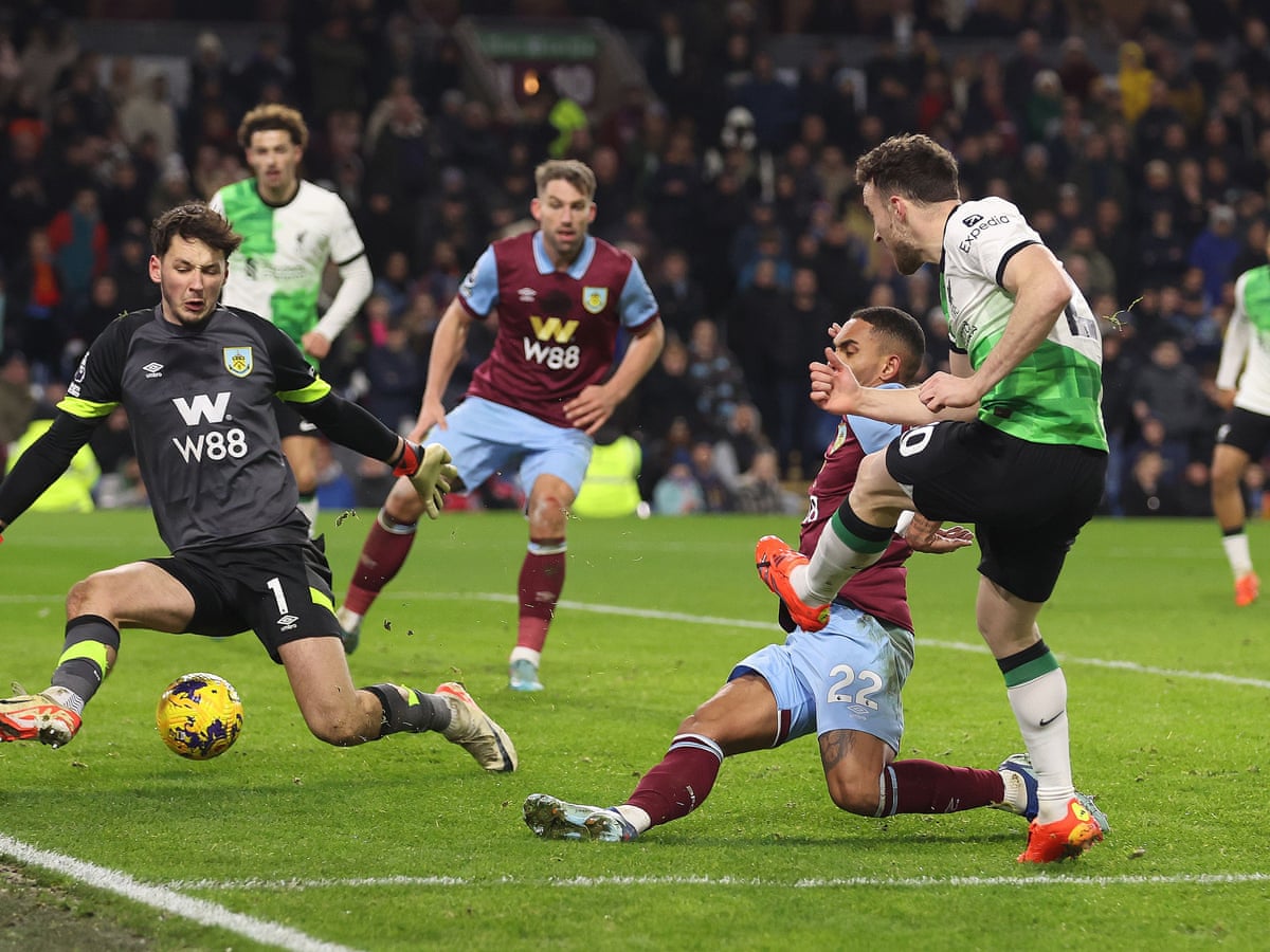 Diogo Jota and Darwin Nunez scored for the Reds in our 2-0 win against Burnley at Turf Moor earlier this season.