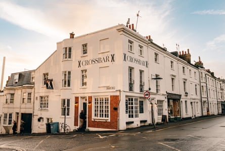 The exterior of Crossbar, in Brighton