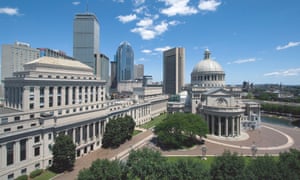 The Christian Science plaza in Boston, Massachusetts.