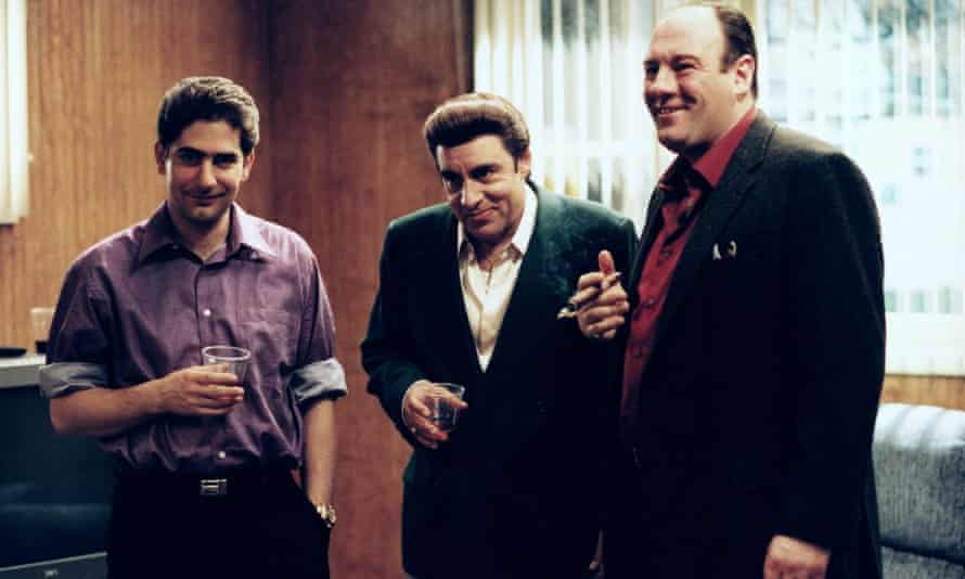 Michael Ierioli, Steven Van Zandt et James Gandolfini dans Les Sopranos.