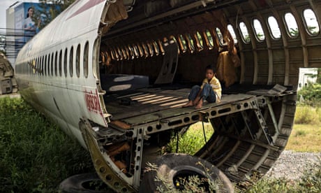 Life in an aircraft graveyard – in pictures