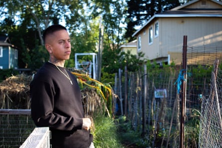 Danny Chaparro at Bayer Farm in Santa Rosa’s Roseland neighborhood where he hosts outdoor activities for young people through LandPaths.
