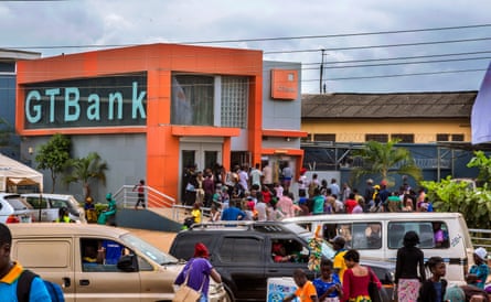 One of the Nigerian commercial banks operating in the camp