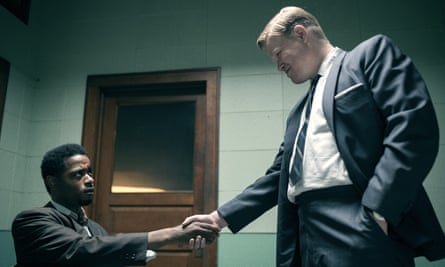 Lakeith Stanfield, left, and Jesse Plemons as William O’Neal and FBI agent Roy Mitchell.