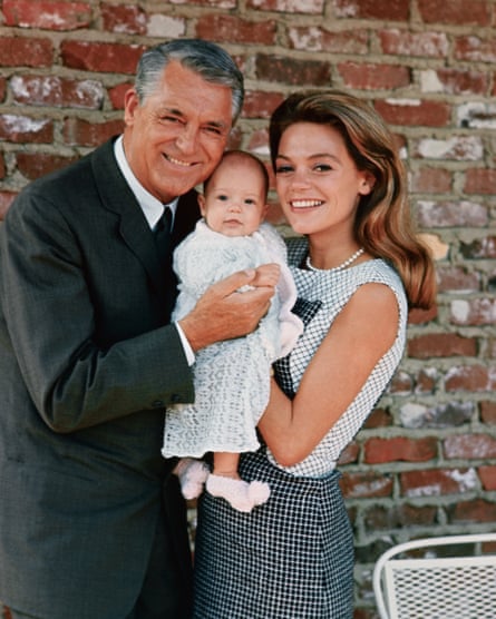 Cary Grant with Dyan Cannon and their daughter, Jennifer, in 1966