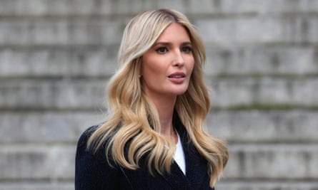 Ivanka Trump in front of a brick wall