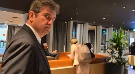 Manchester City chief executive Ferran Soriano leaving the European Football Clubs board meeting in Copenhagen