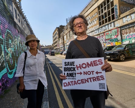 Campaigners trying to prevent a new AI datacentre planned for the old Truman Brewery in Brick Lane.